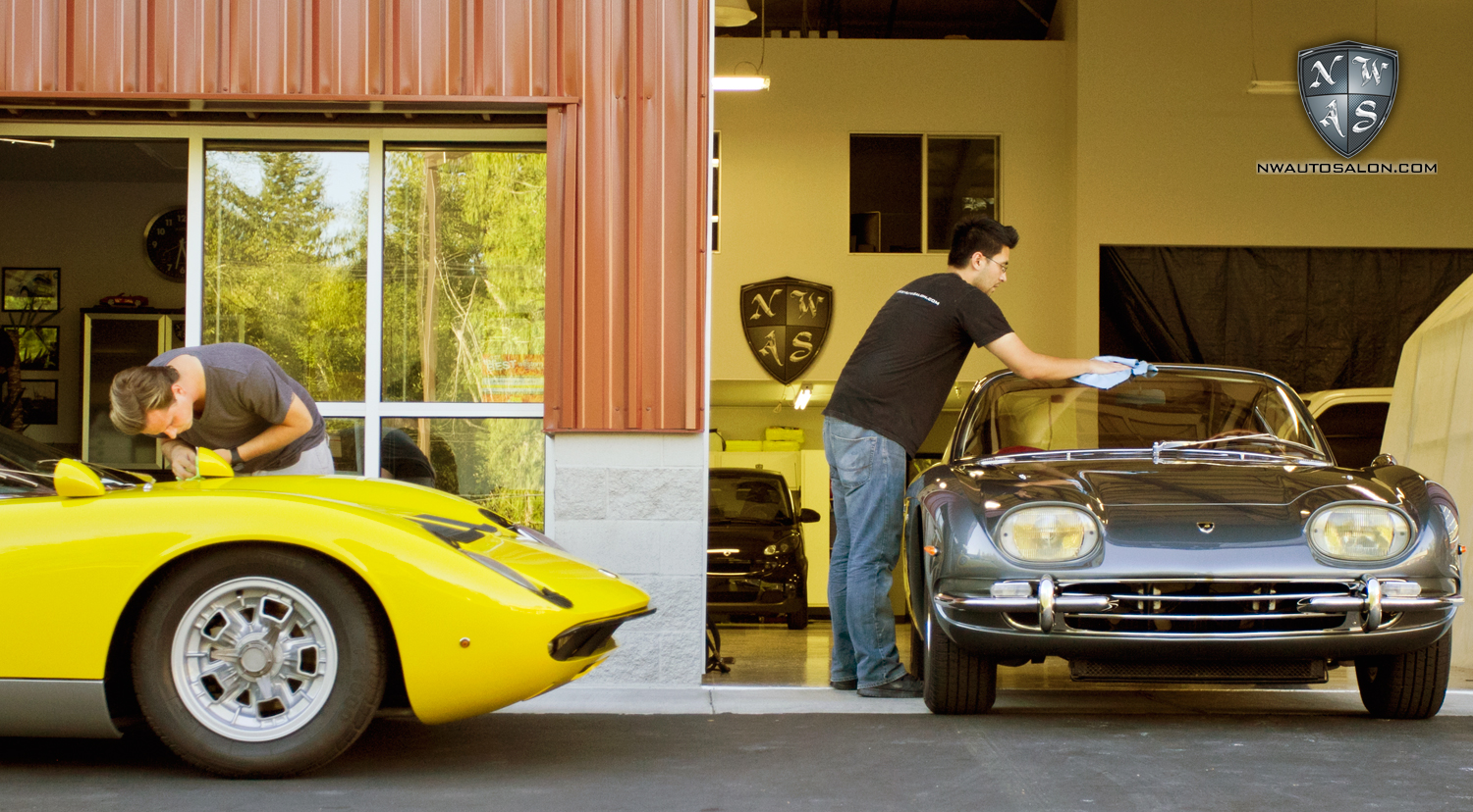 Miura S + 400GT Enthusiast Detail and Show Prep NorthWest Auto Salon